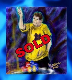 SOLD/ WPT Final table  memory of the Duckman (Marvin Karlins) DDFA