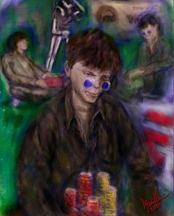 Tribute portrait of Stu Ungar/ 2020