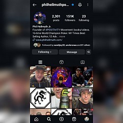 DDFA's artwork featured on WSOP's 17 time champion Phil Hellmuth's Instagram acct.